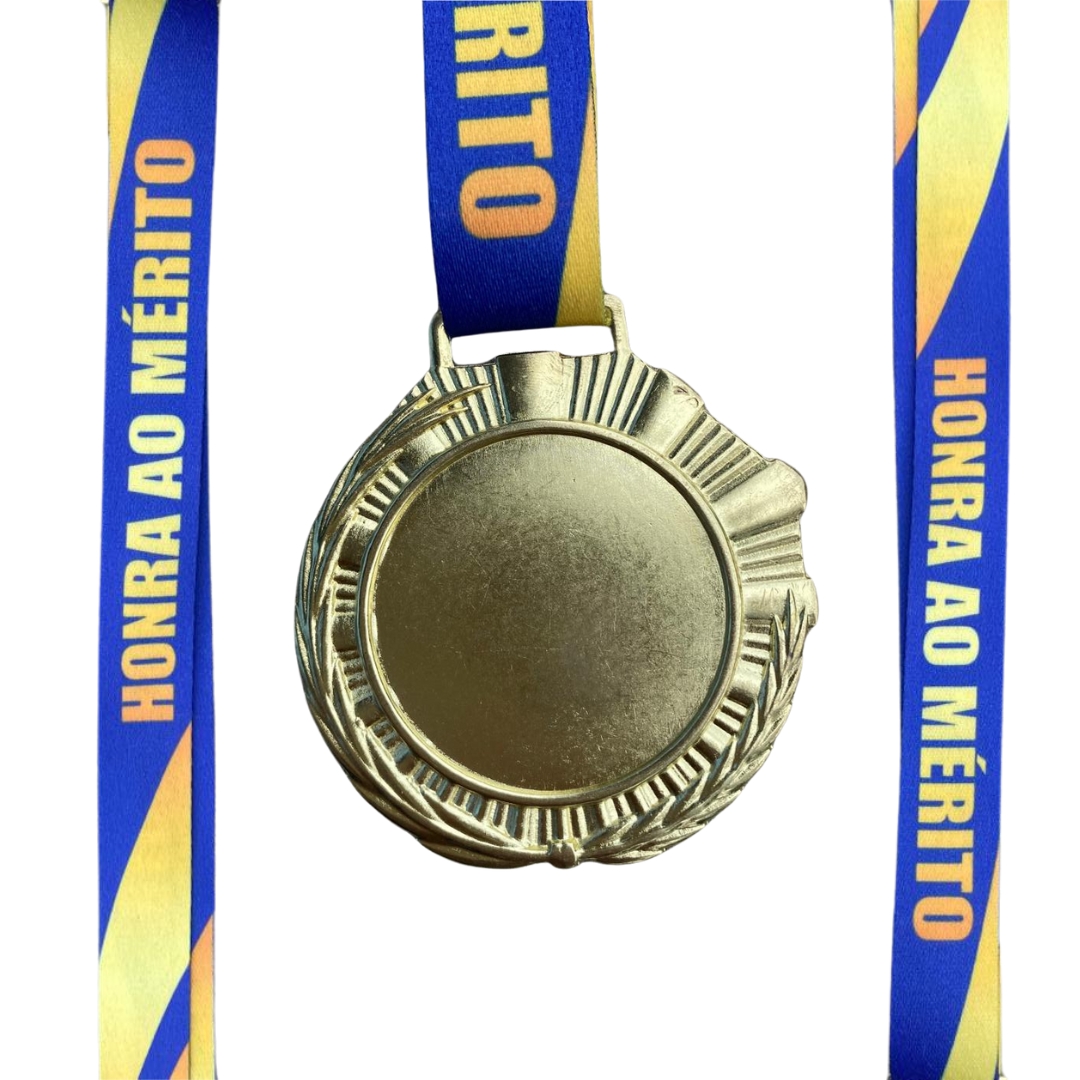 Medalha De Metal 58mm Honra Ao Mérito Esportivo
