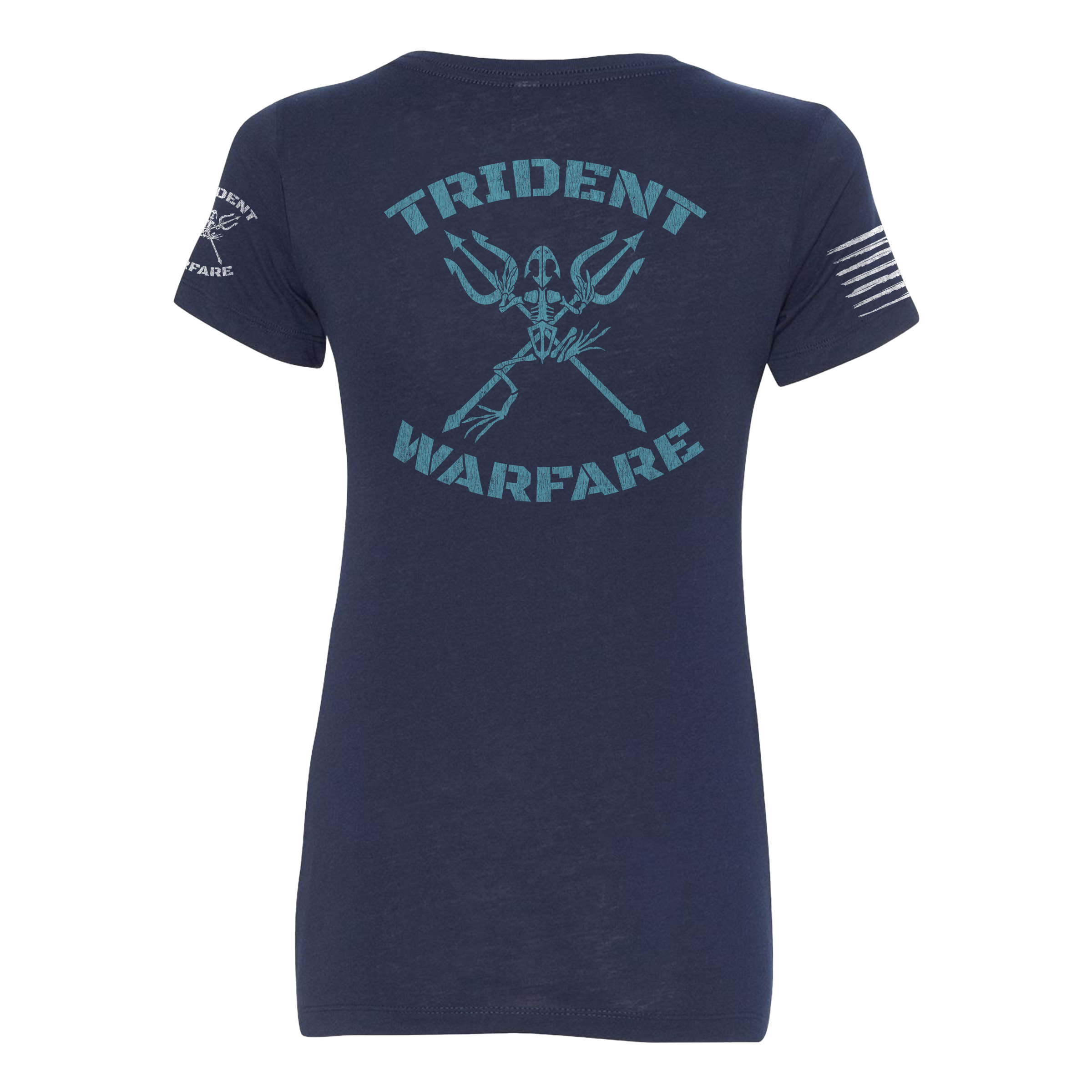 Trident Warfare back print V-Neck