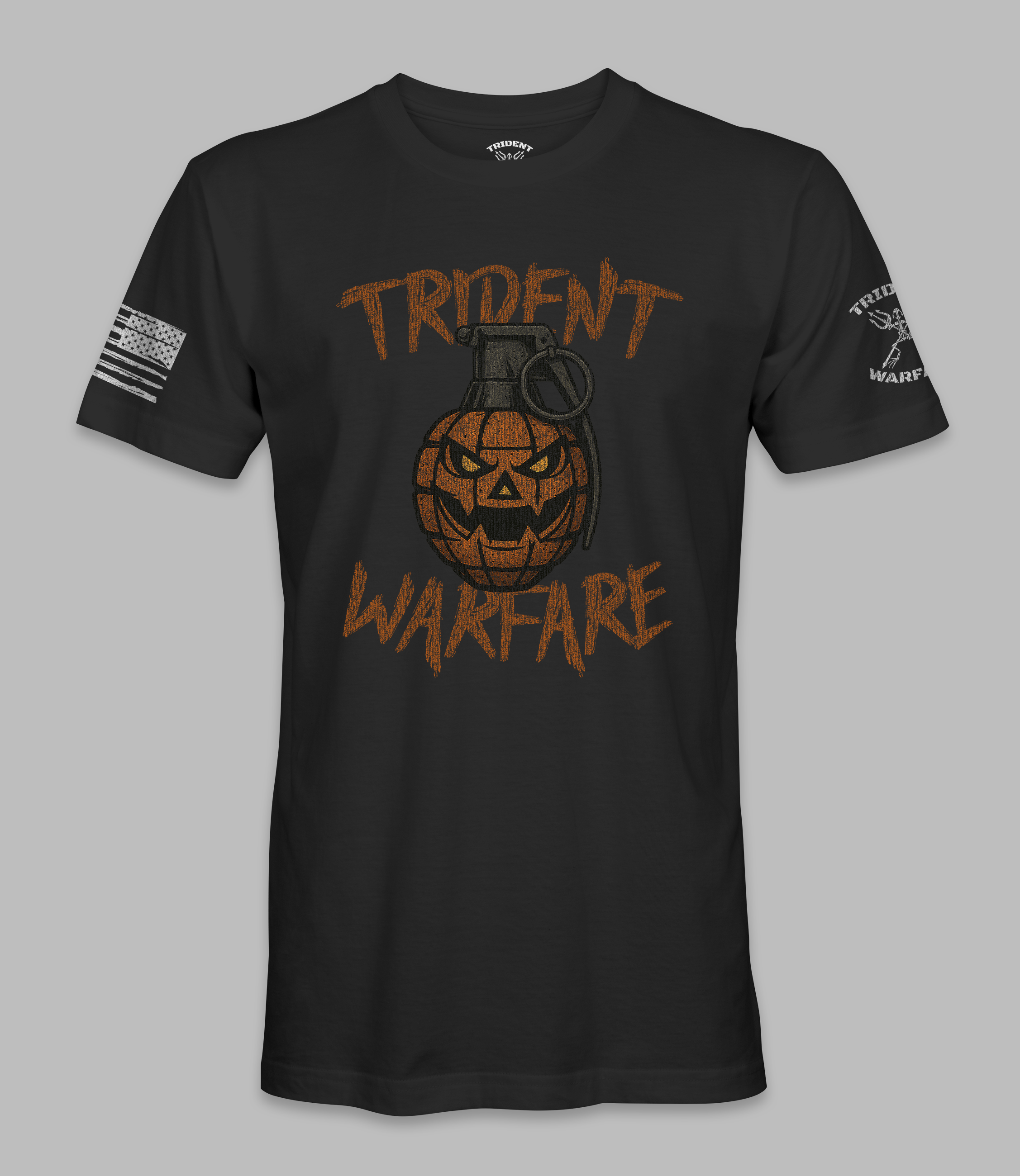 Trident Warfare Halloween Grenade T-shirt