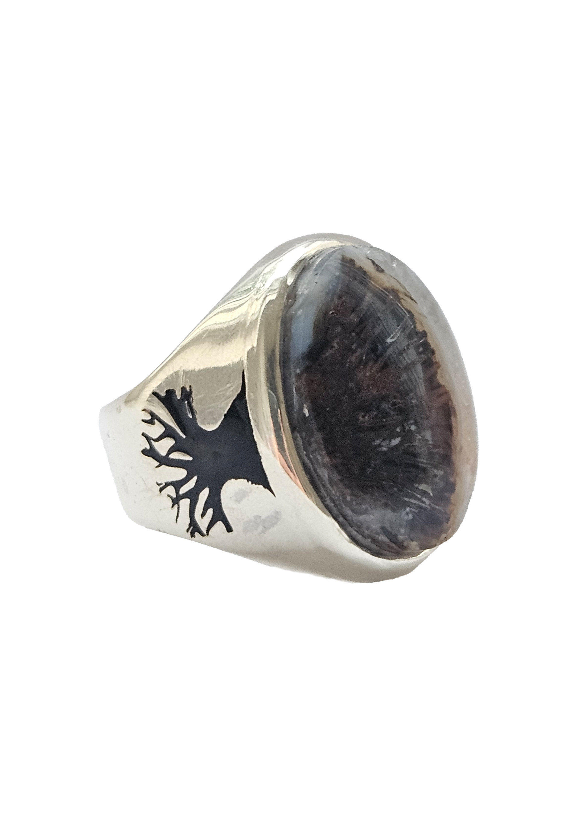 Dragon Tree Special Aqeeq Ring