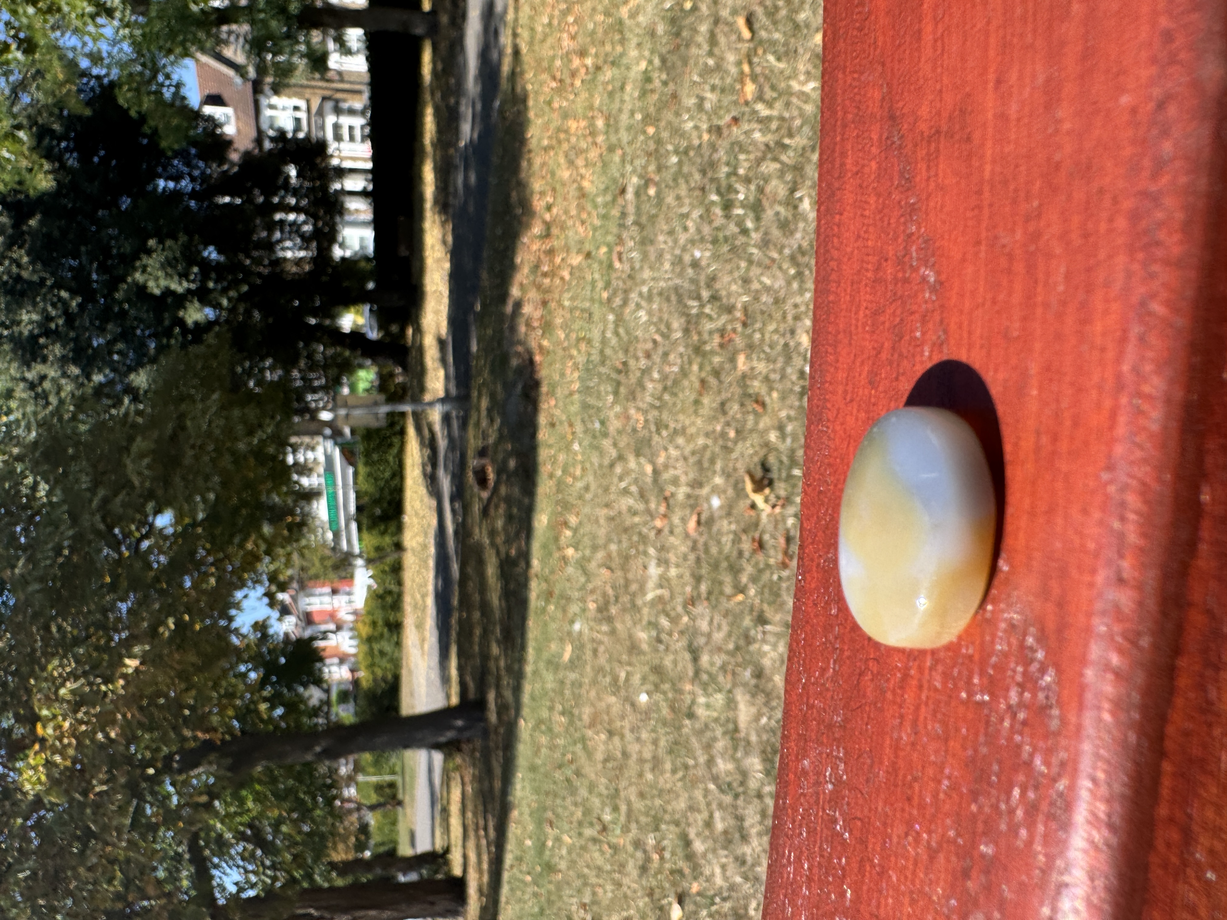 Blue & Cream Aqeeq Stone