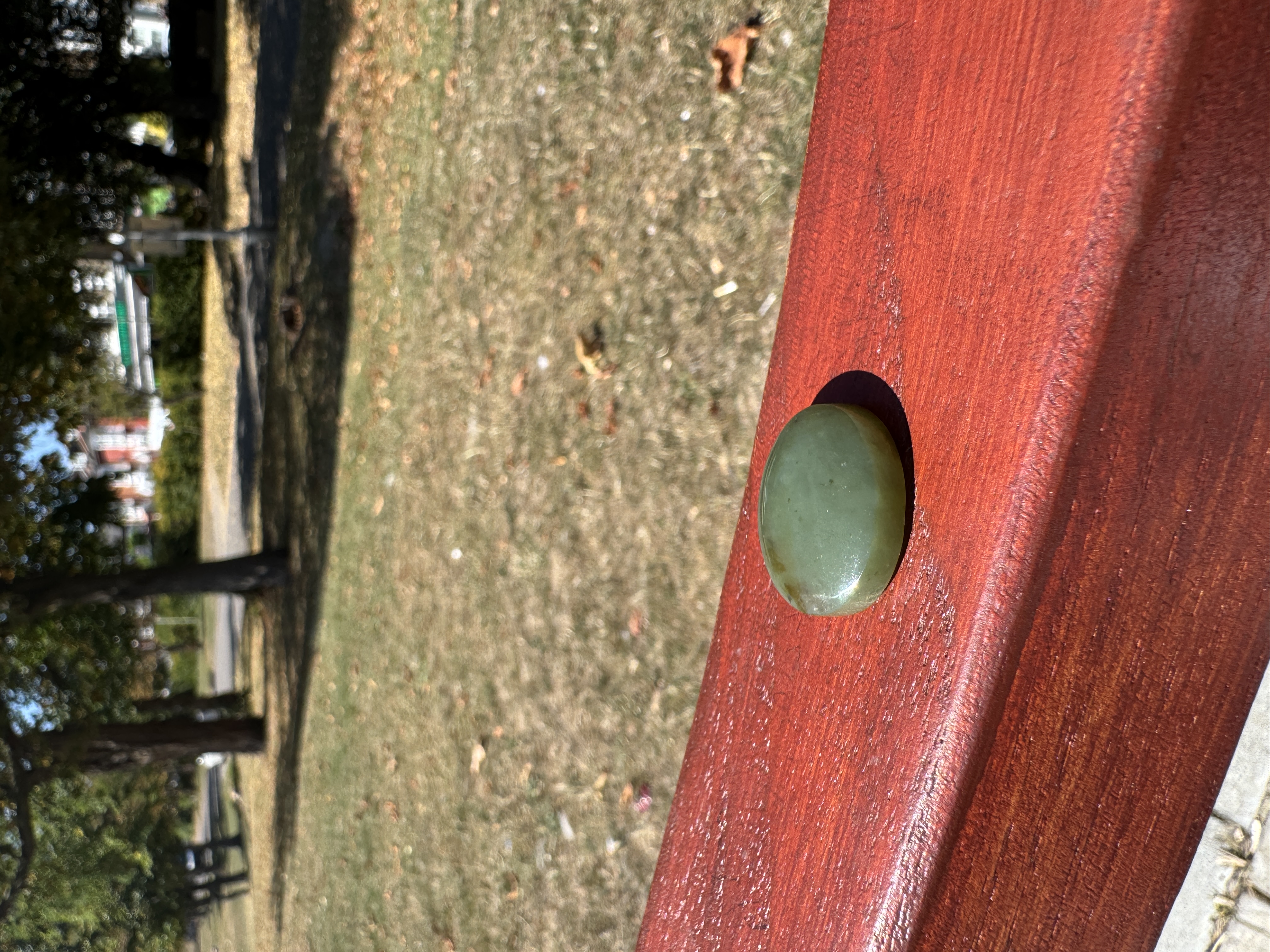 Large Green Aqeeq Stone