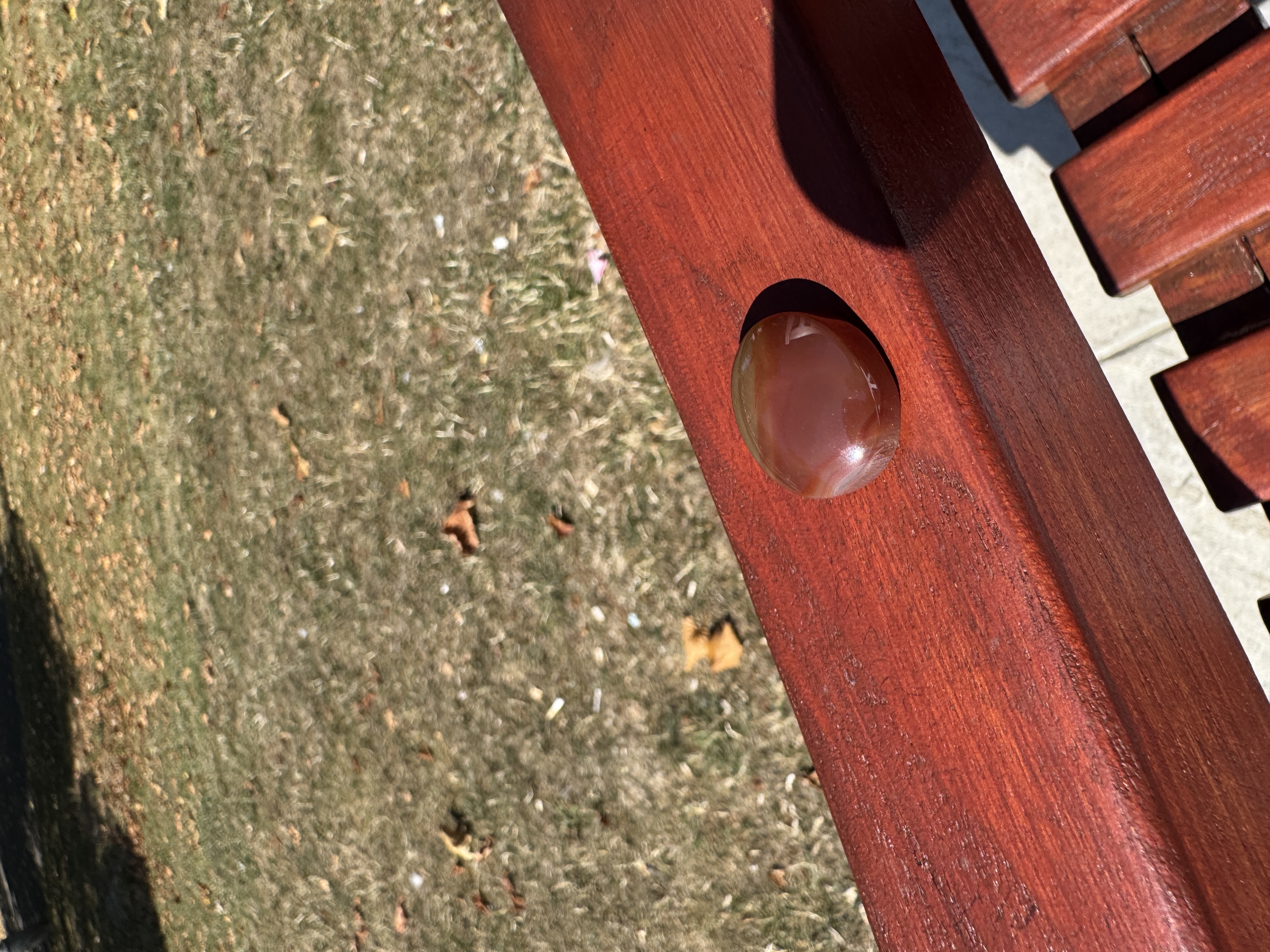 Large Heavy Red Aqeeq Stone