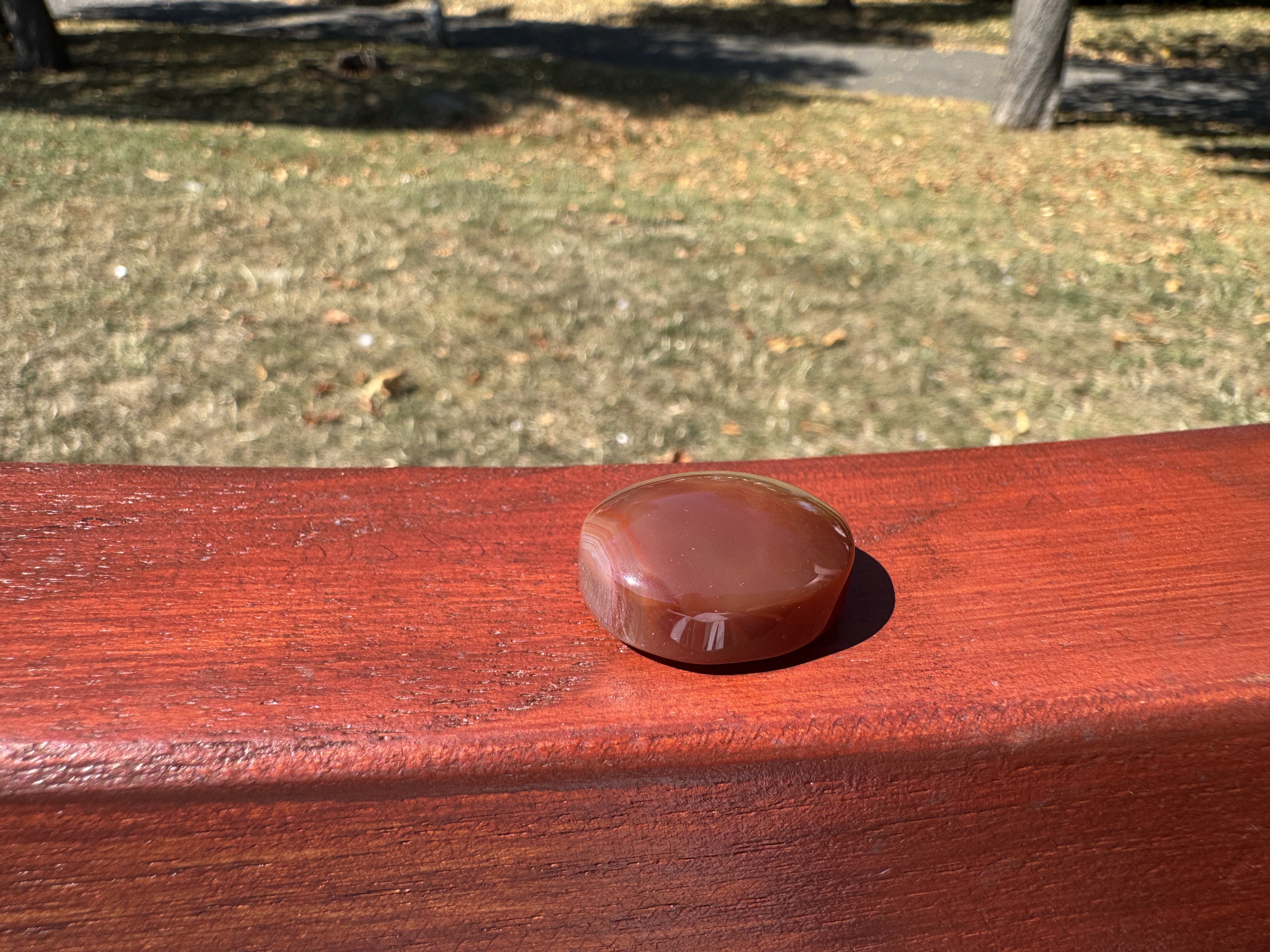 Large Heavy Red Aqeeq Stone