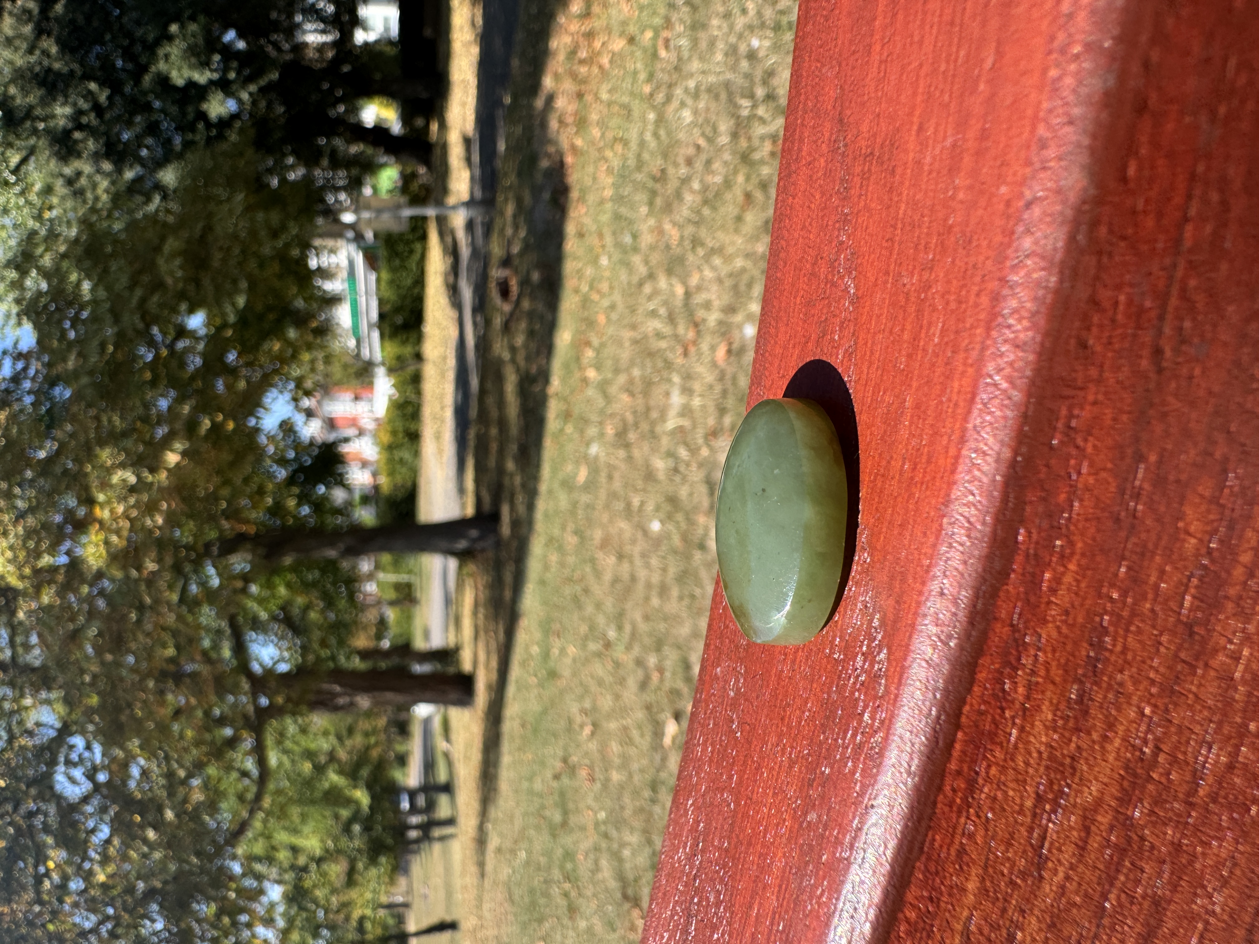 Large Green Aqeeq Stone