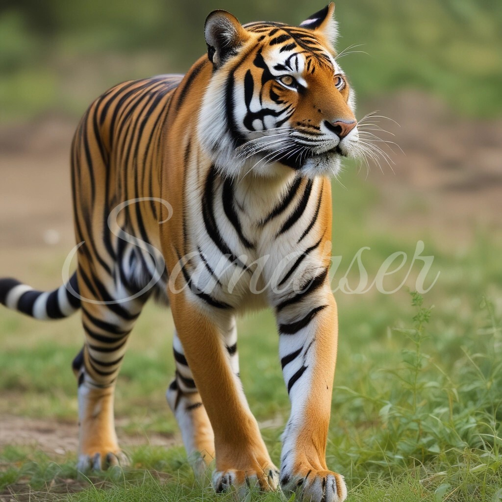 Tiger on the prowl
