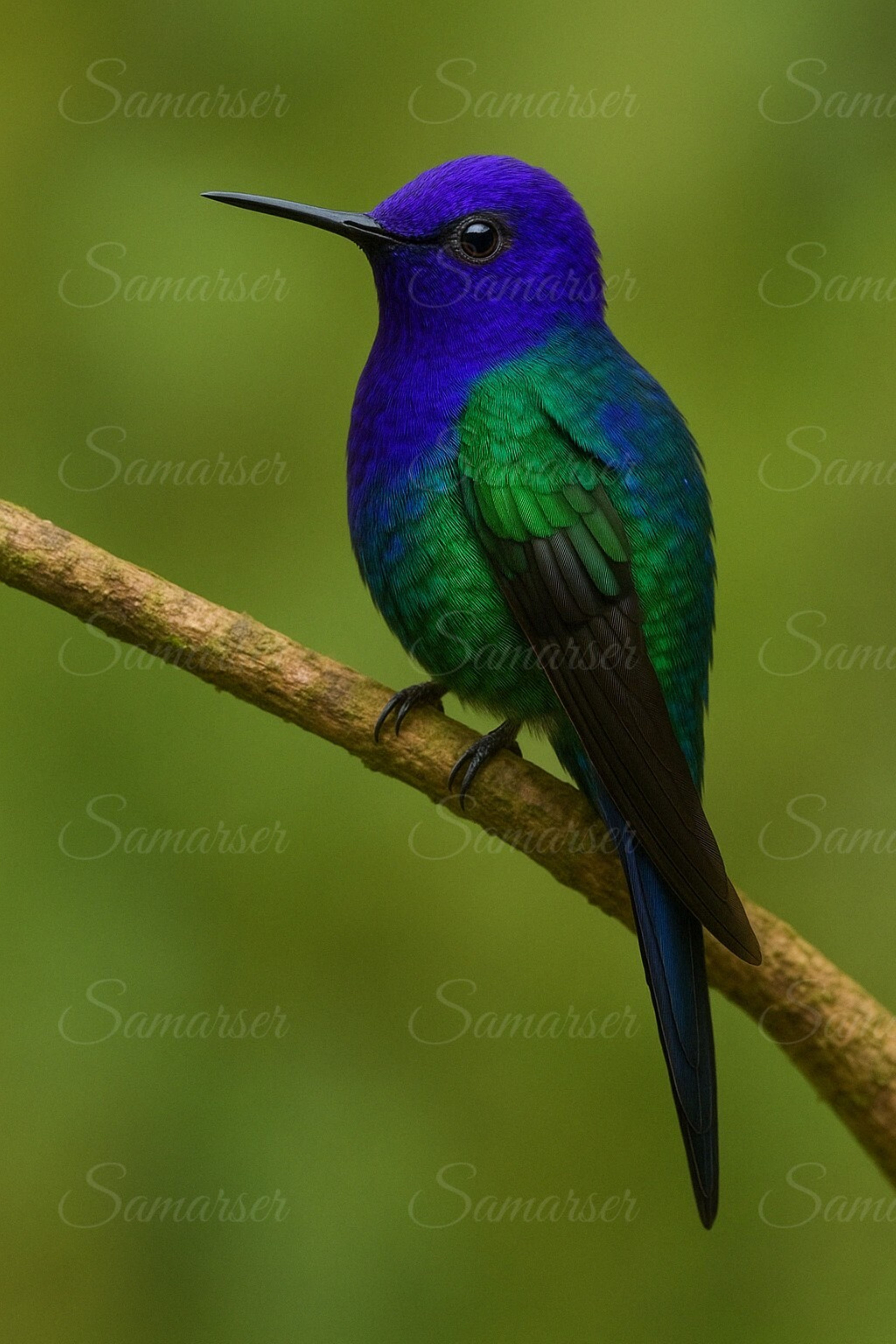 Violet Crowned Woodnymph 