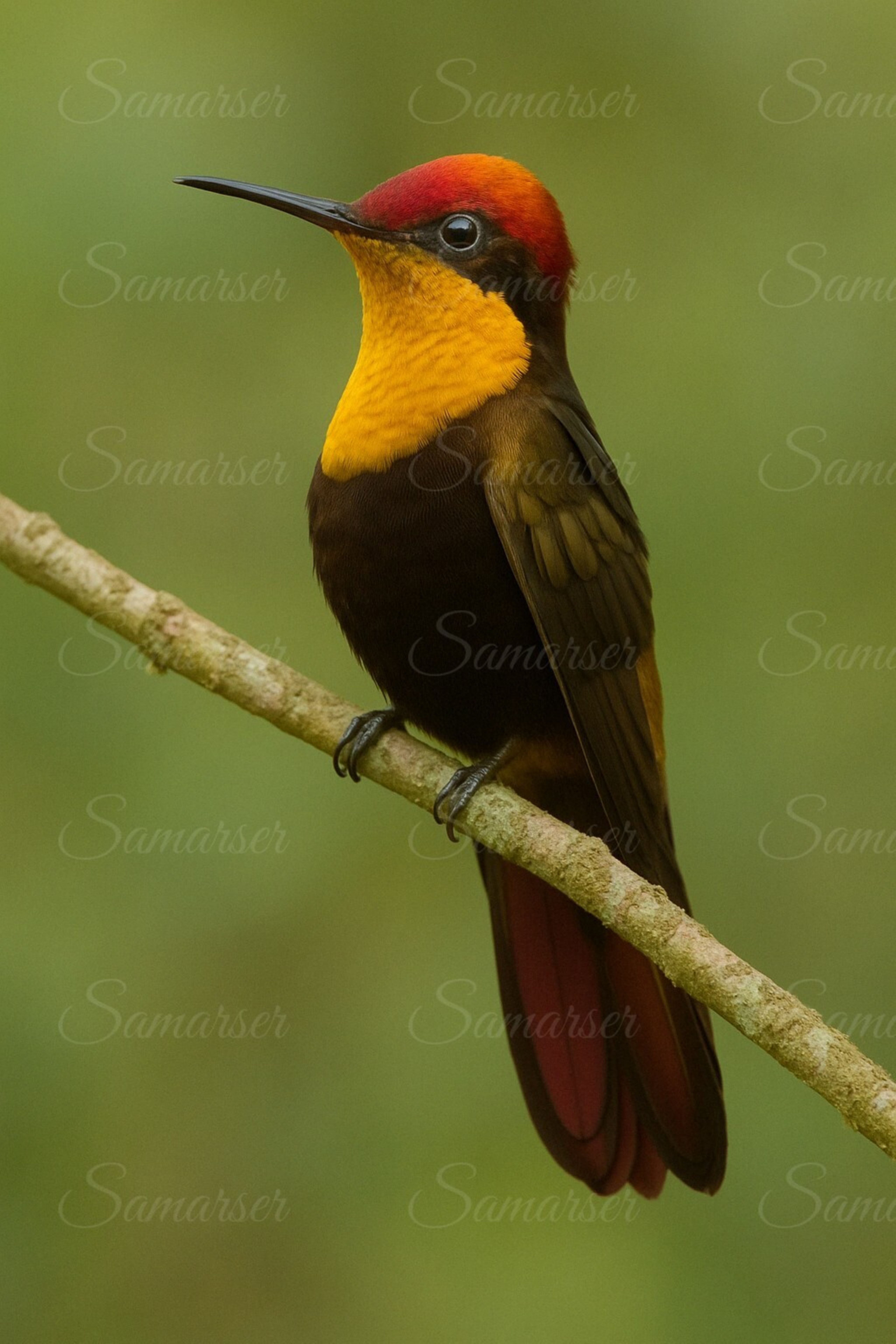 Ruby Topaz Hummingbird