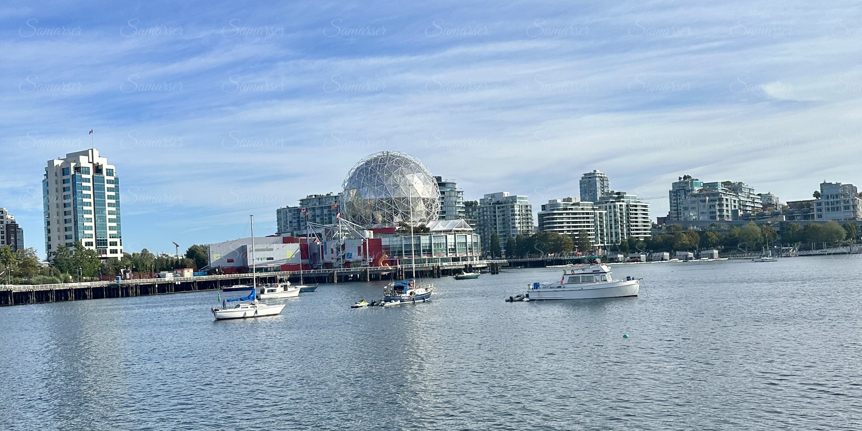 Scenic Waterfront Globe