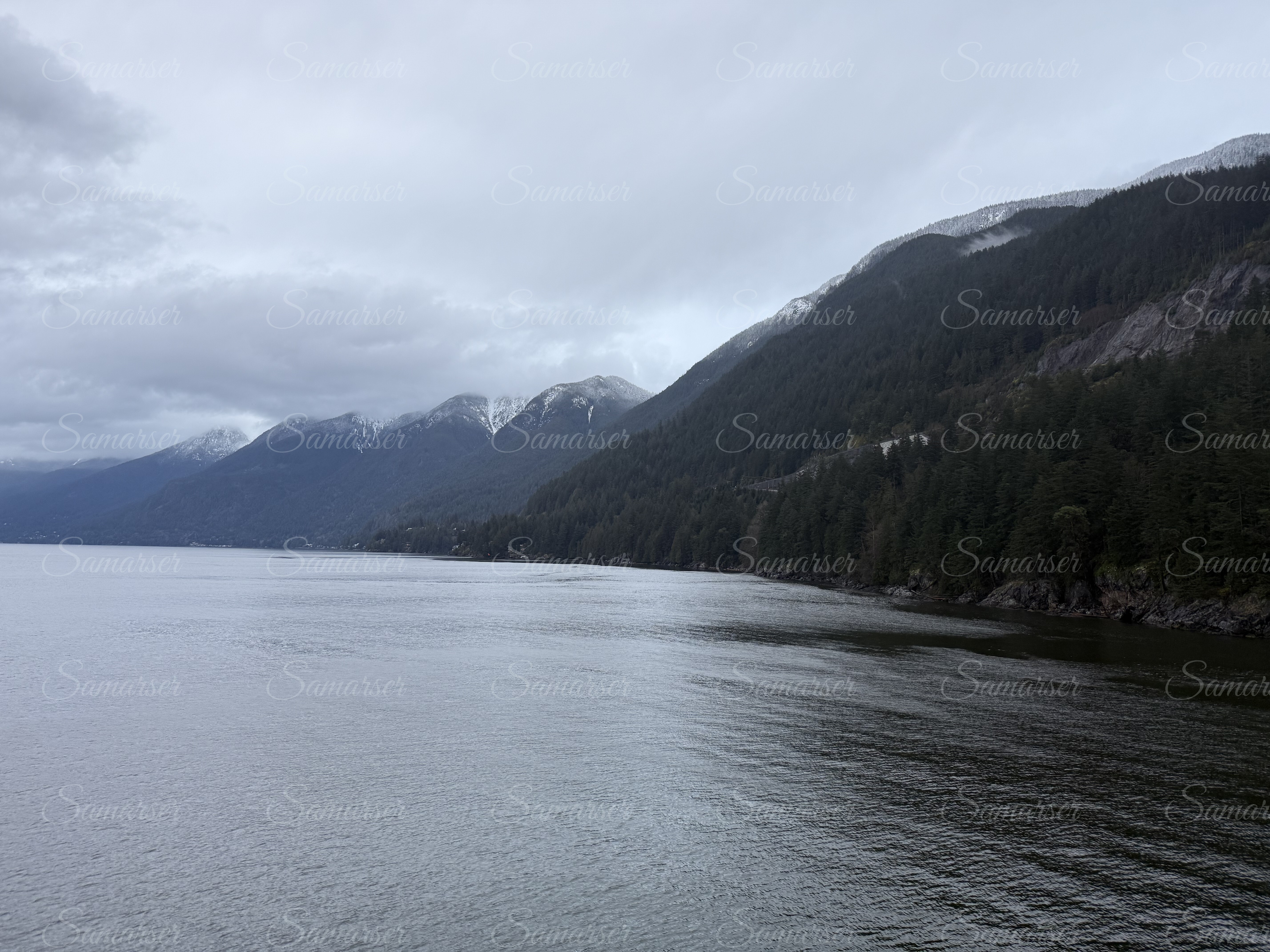 Scenic Mountain Fjord