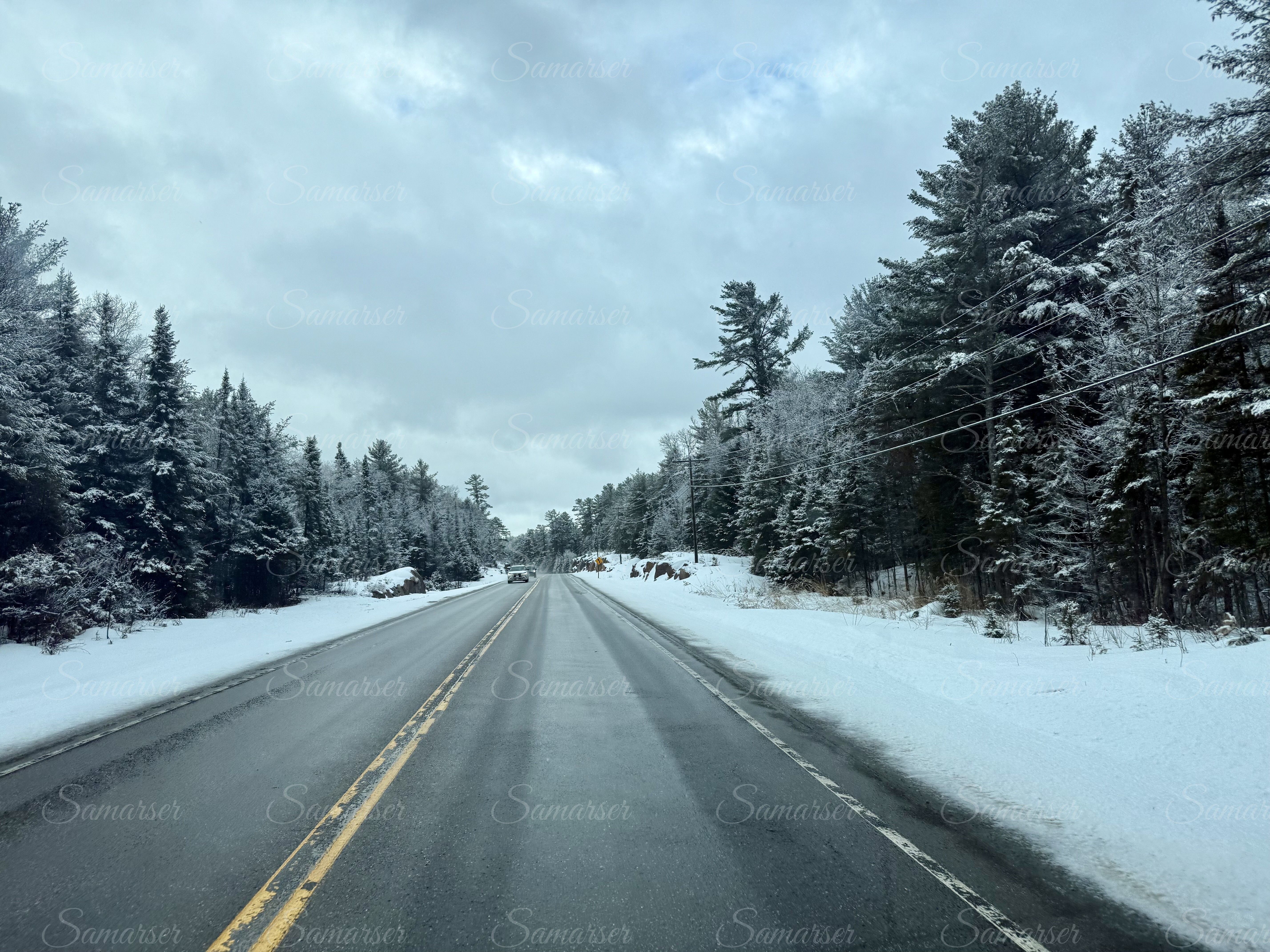 Scenic Winter Highway