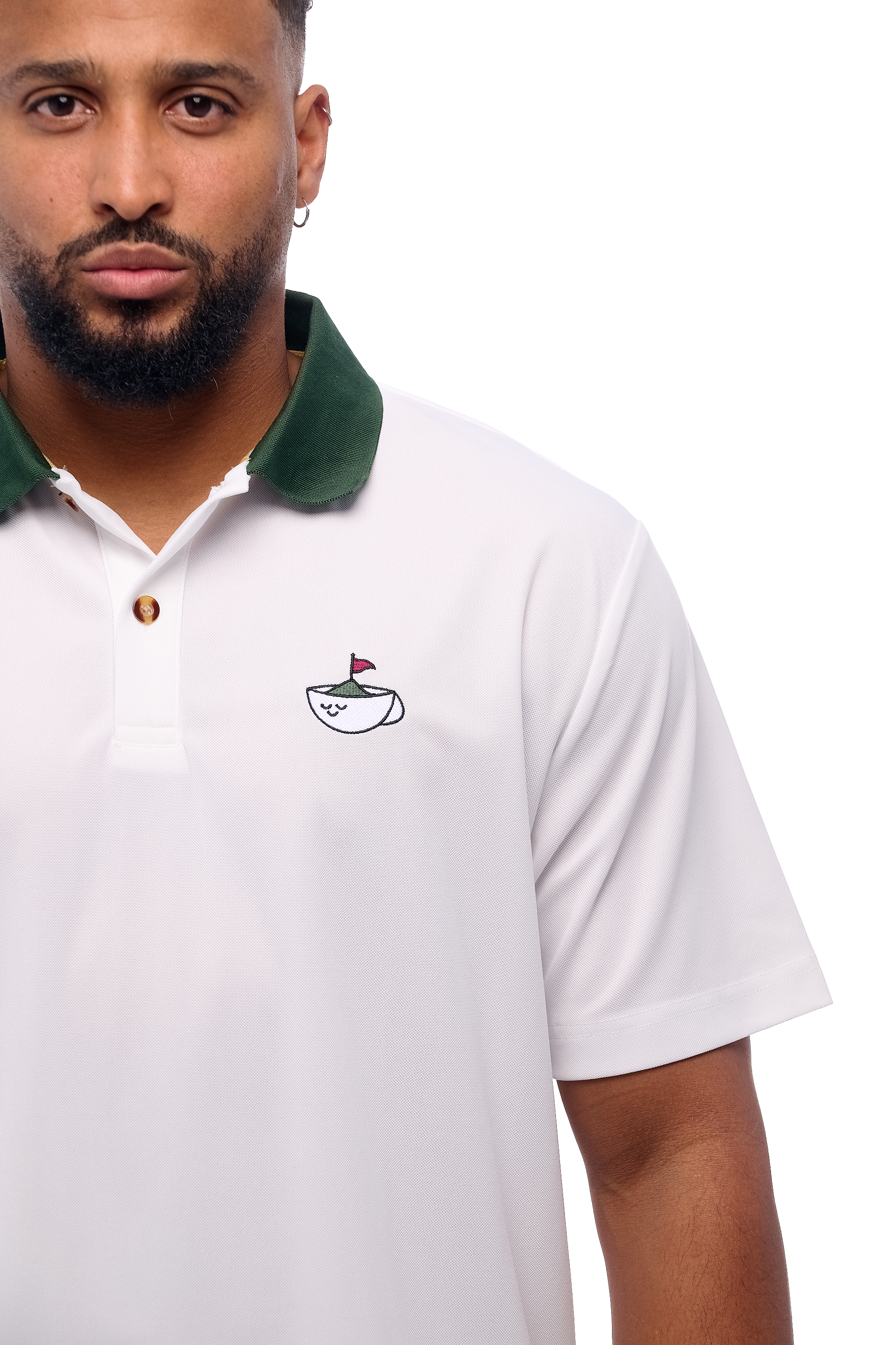PIN HUNTING CUP PIQUE POLO - VERDE