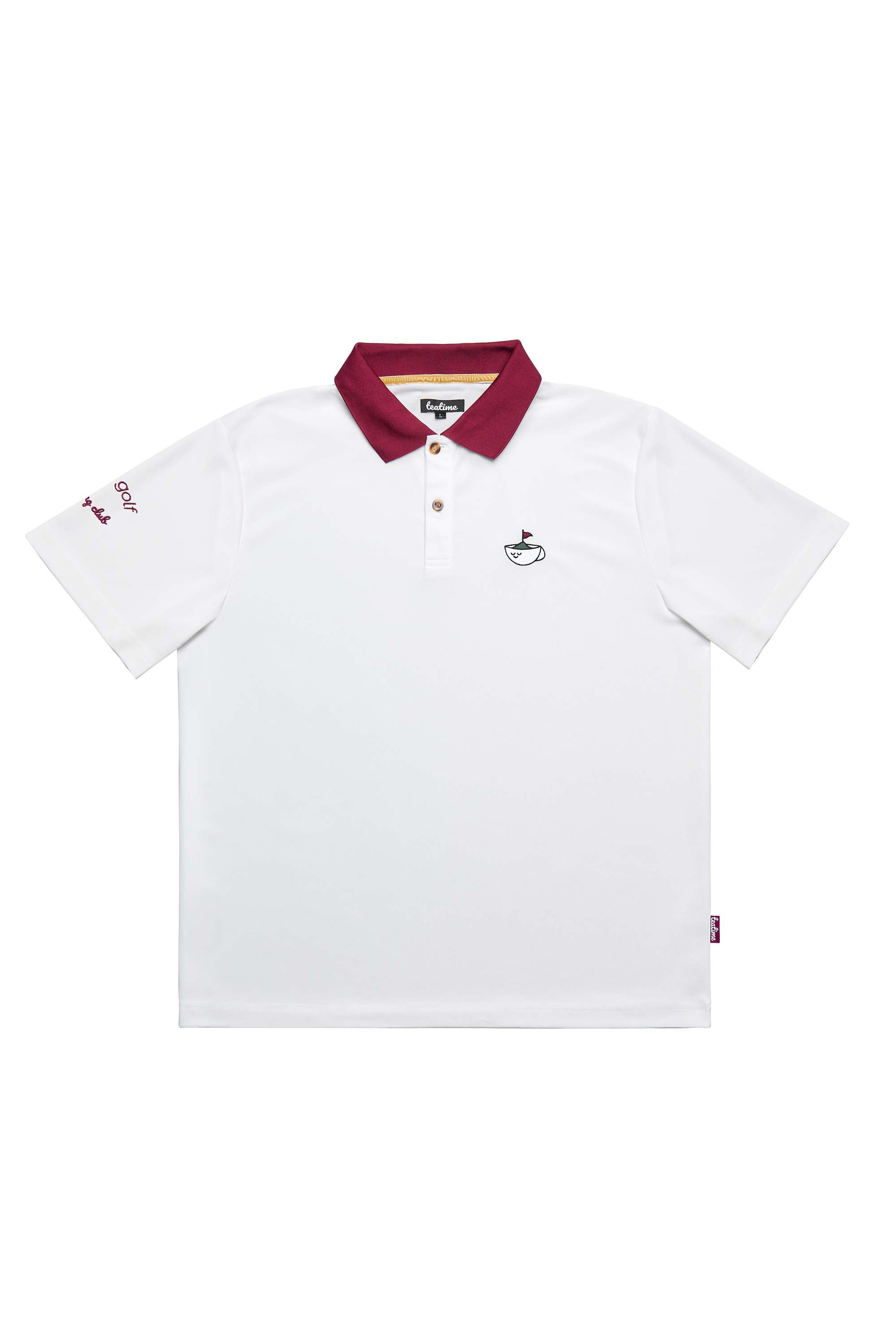 PIN HUNTING CUP PIQUE POLO - BURDEOS