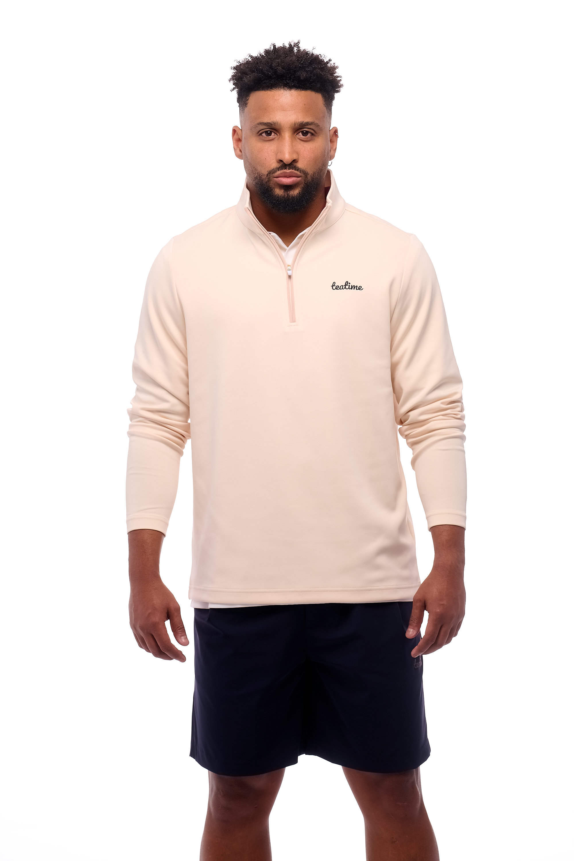 HYBRID QUARTERZIP - VAINILLA