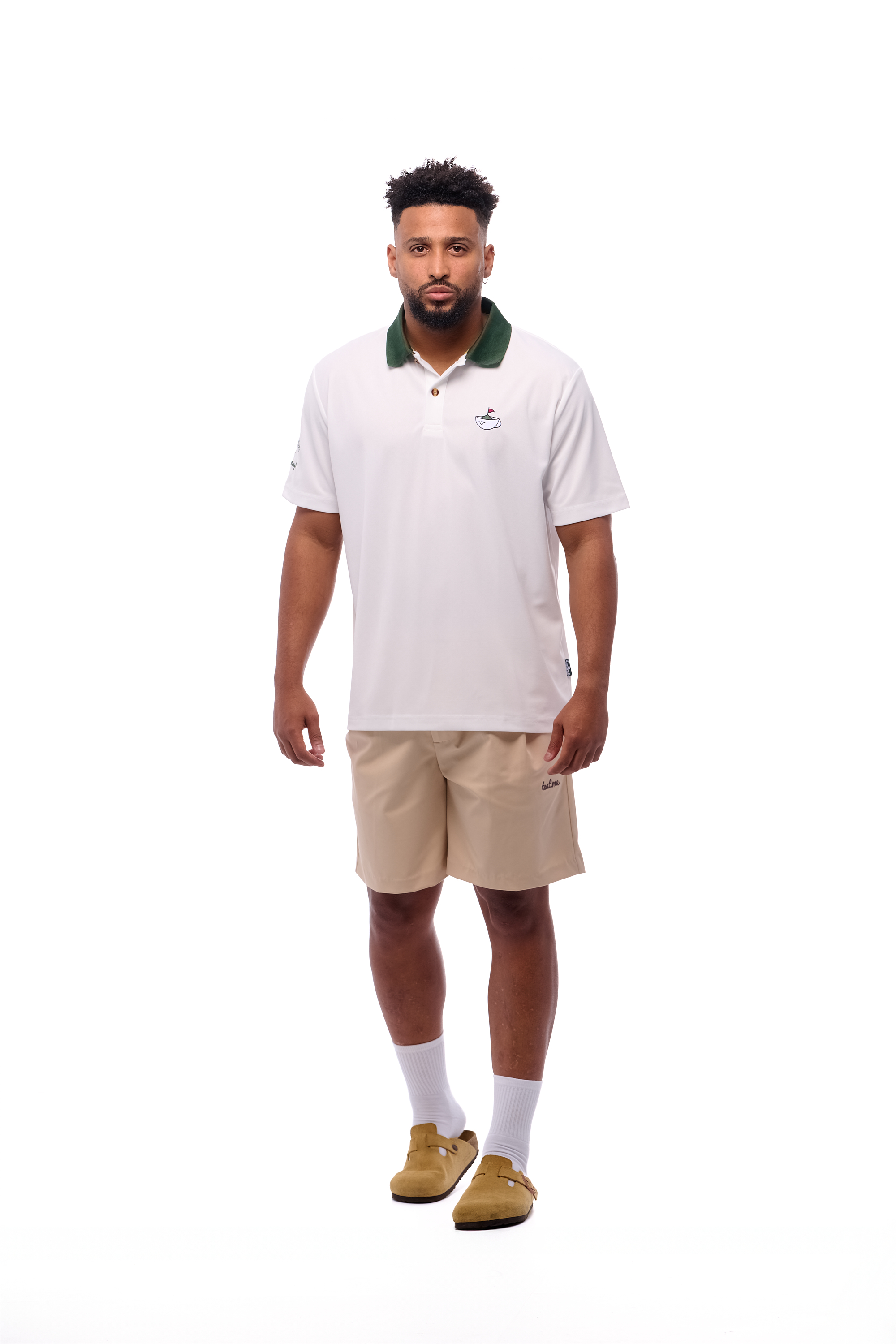 PLEATED SHORTS - BEIGE