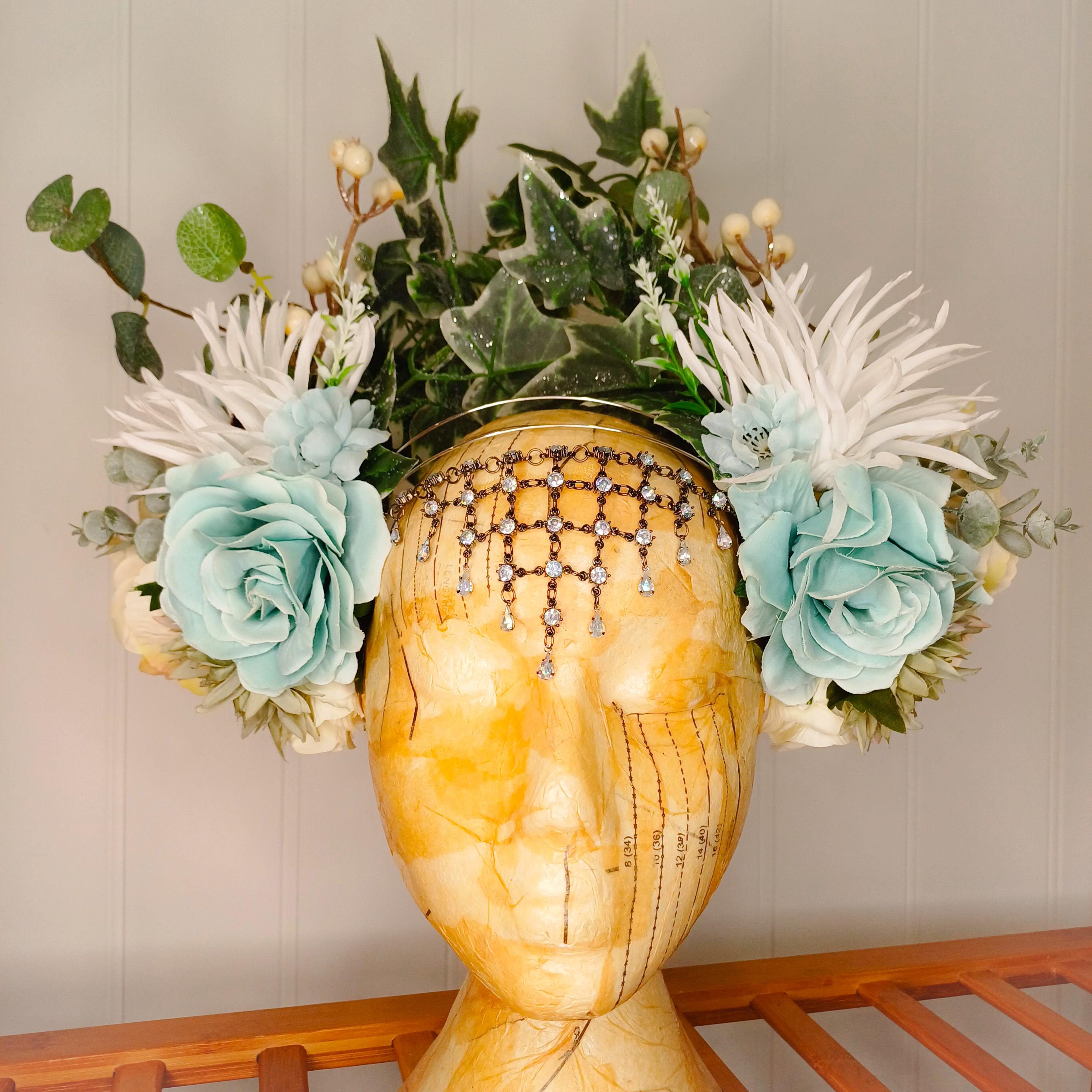 Floral Snow Queen headdress