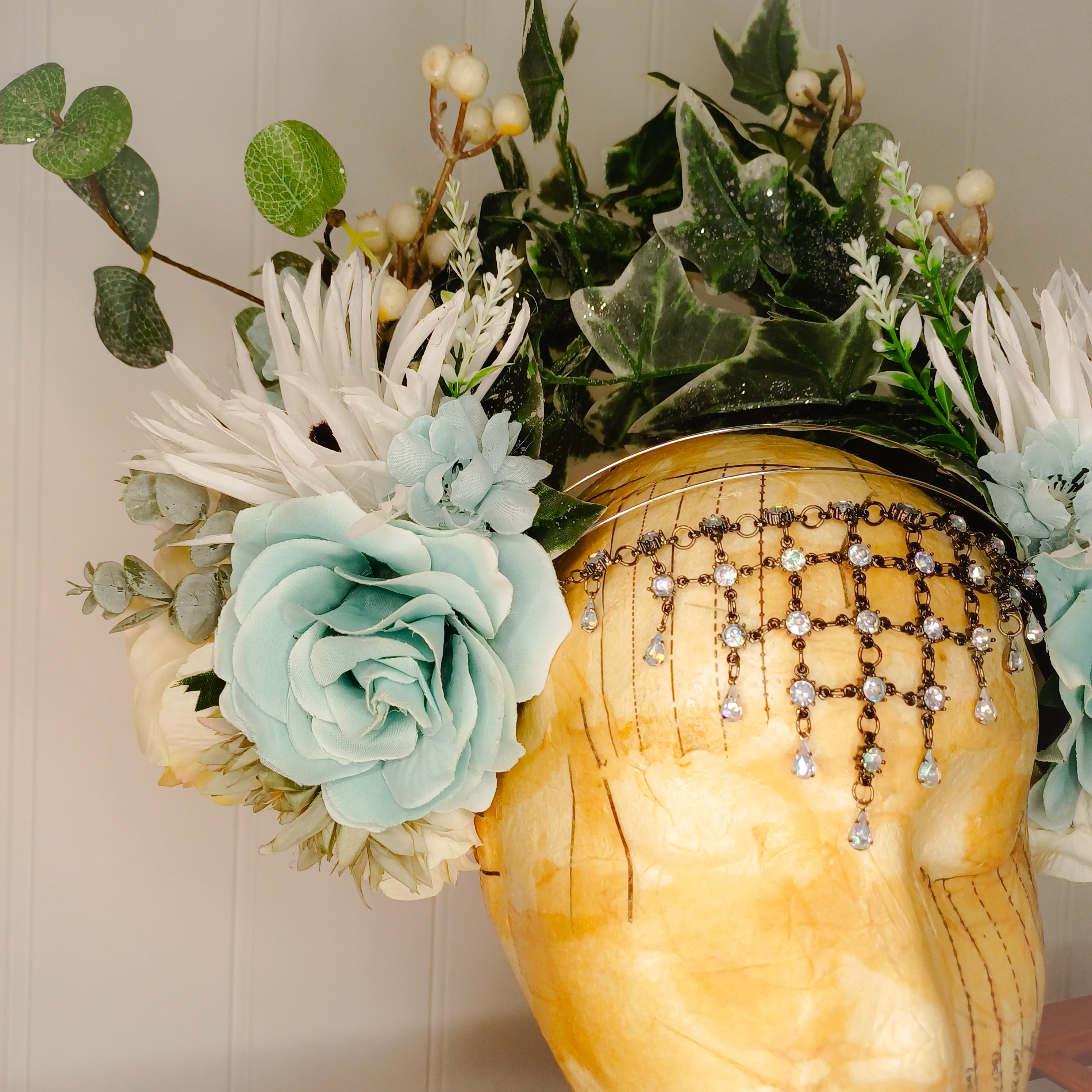 Floral Snow Queen headdress