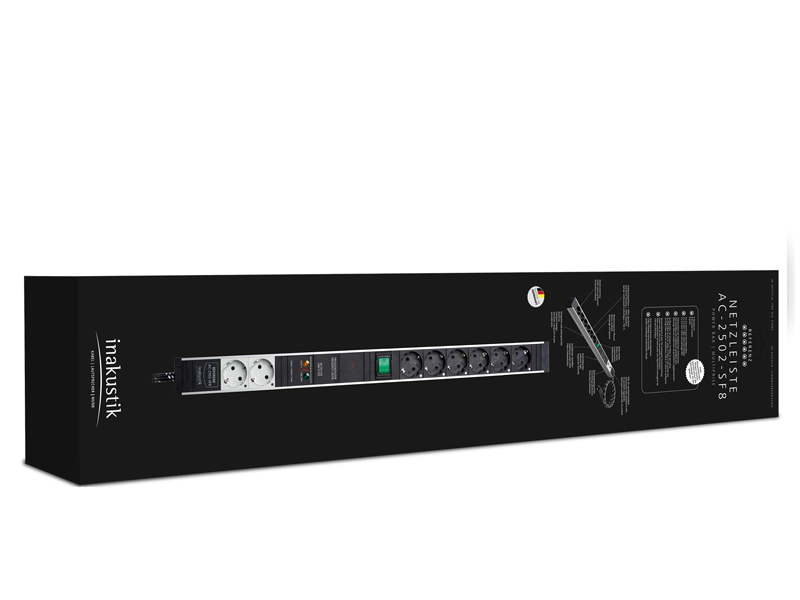 INAKUSTIK Síťový filtr in-akustik AC-2502-SF8