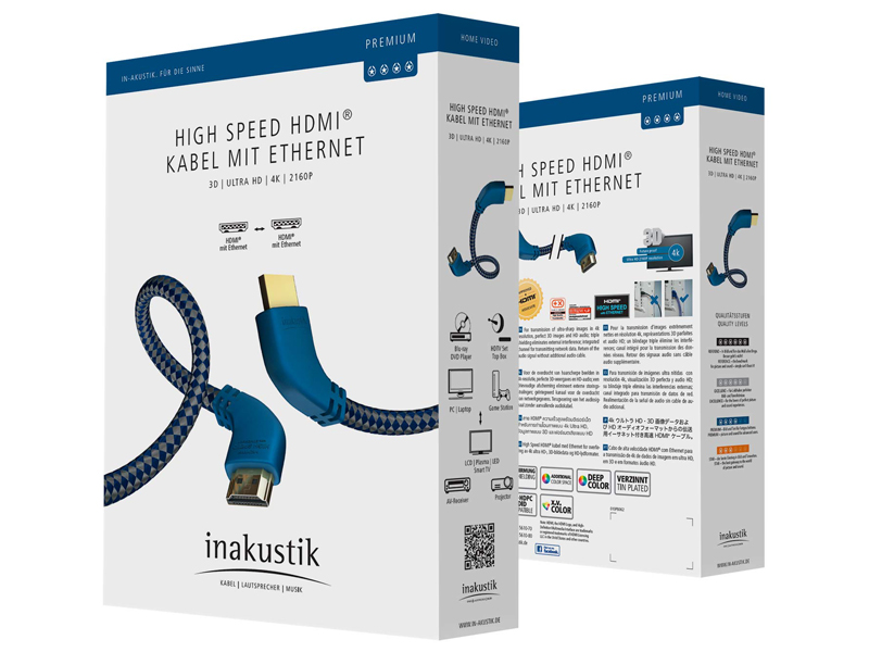 Inakustik Vysoce rychlý HDMI kabel 3D & 4K