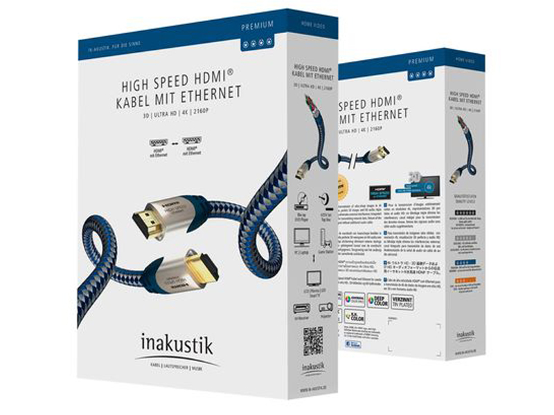 Inakustik High Speed HDMI kabel s Ethernetem 4K