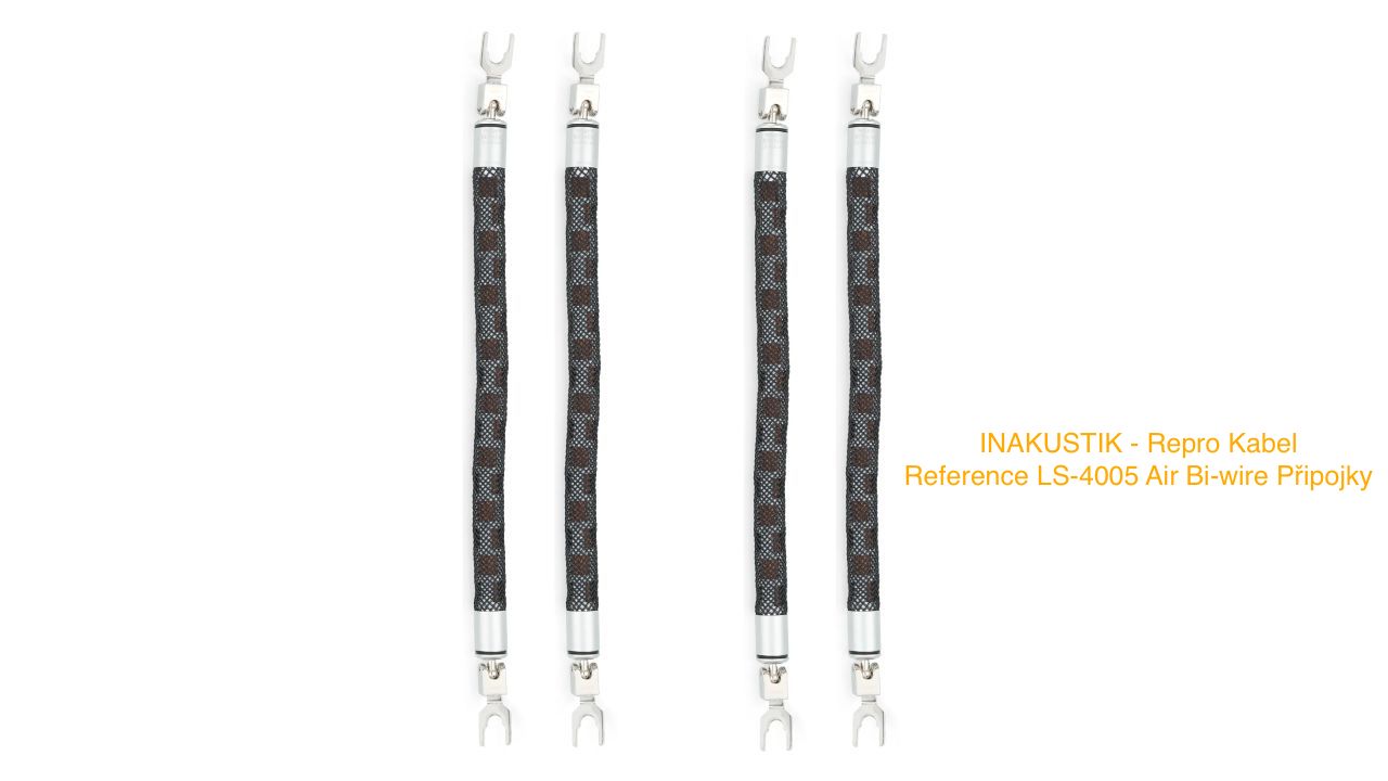 INAKUSTIK Repro Kabel Reference LS-4005S Air Bi-wire Přípojky