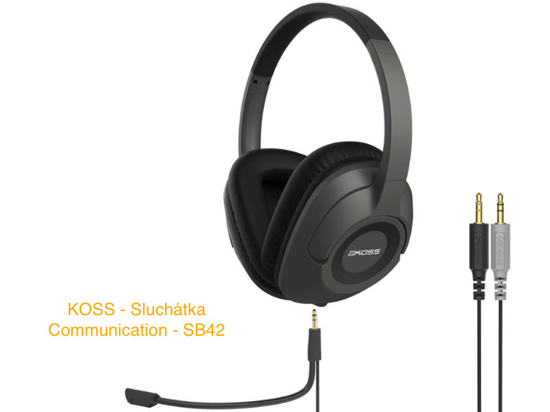 KOSS Sluchátka SB42 Sluchátka s mikrofonem