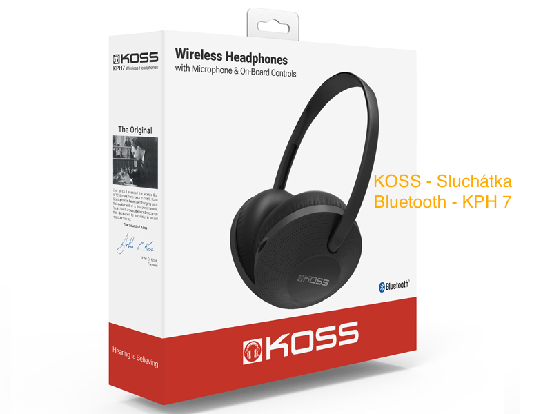 Bezdrátová sluchátka KOSS KPH7
