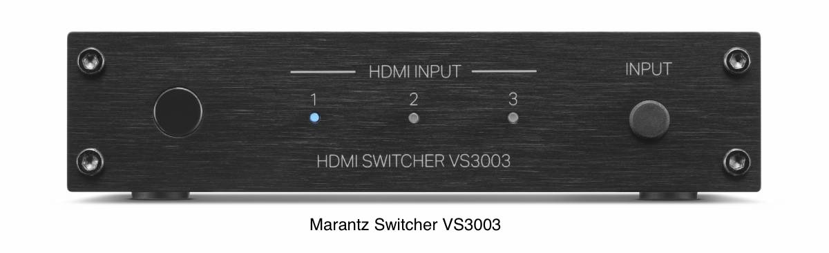 Marantz Switcher VS3003 HDMI přepínač