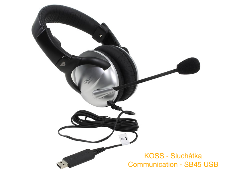 KOSS Sluchátka Communication - SB45 USB
