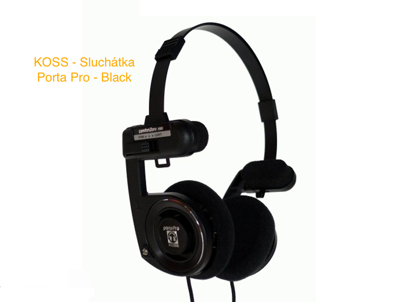 Sluchátka KOSS Porta Pro - Black