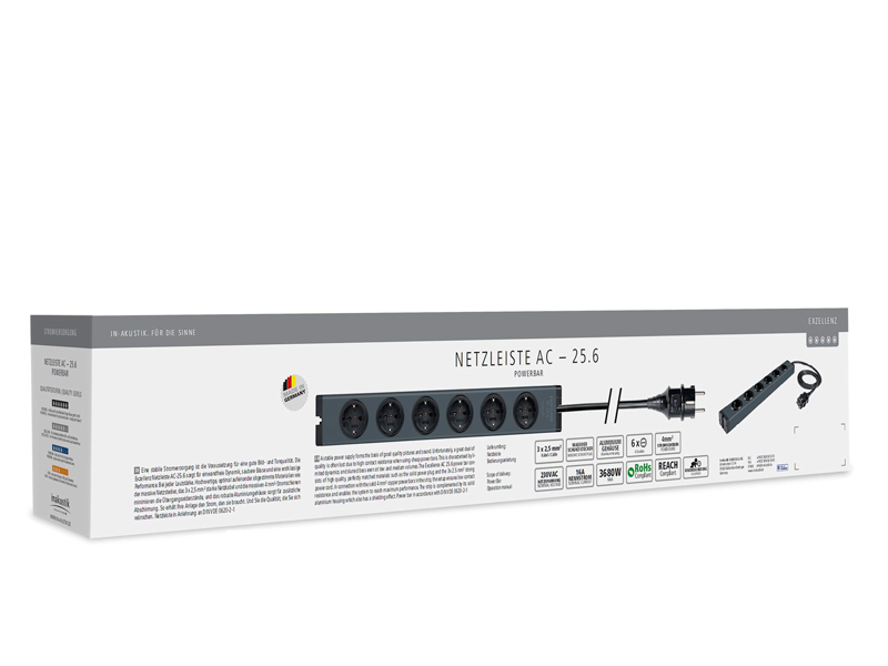 INAKUSTIK Rozvodná lišta AC-25.6