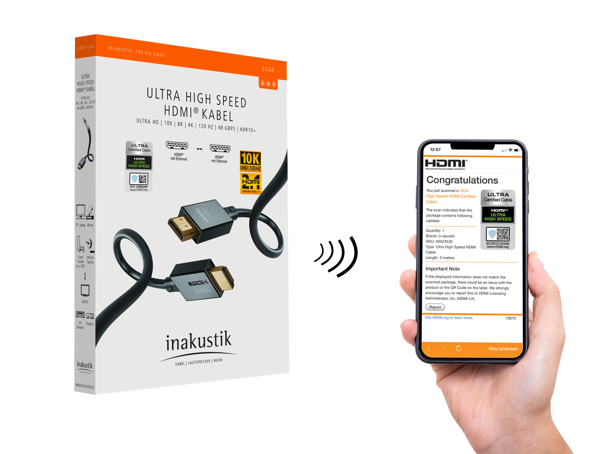 Inakustik Ultra High Speed HDMI kabel