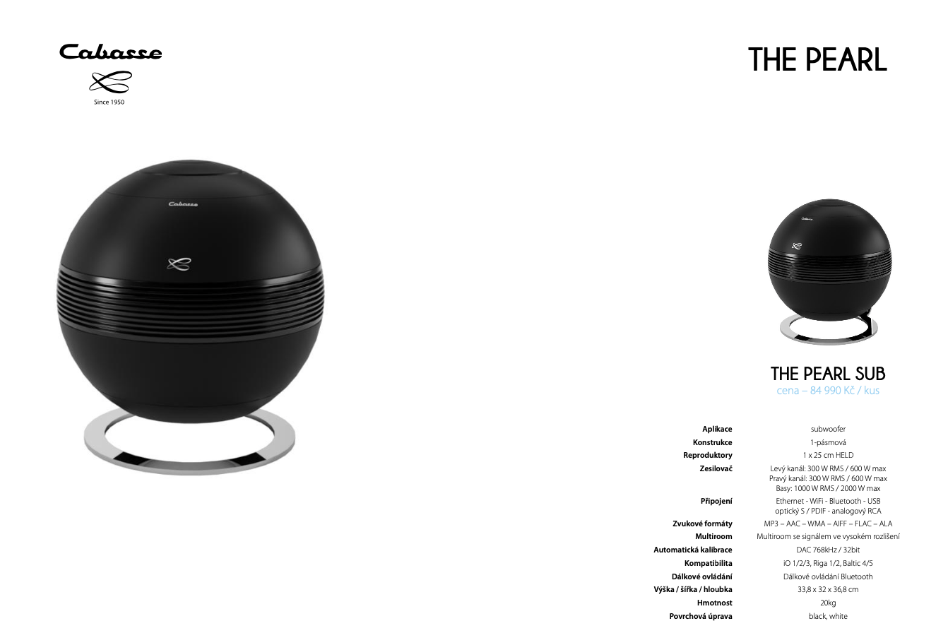 Cabasse The Pearl Subwoofer