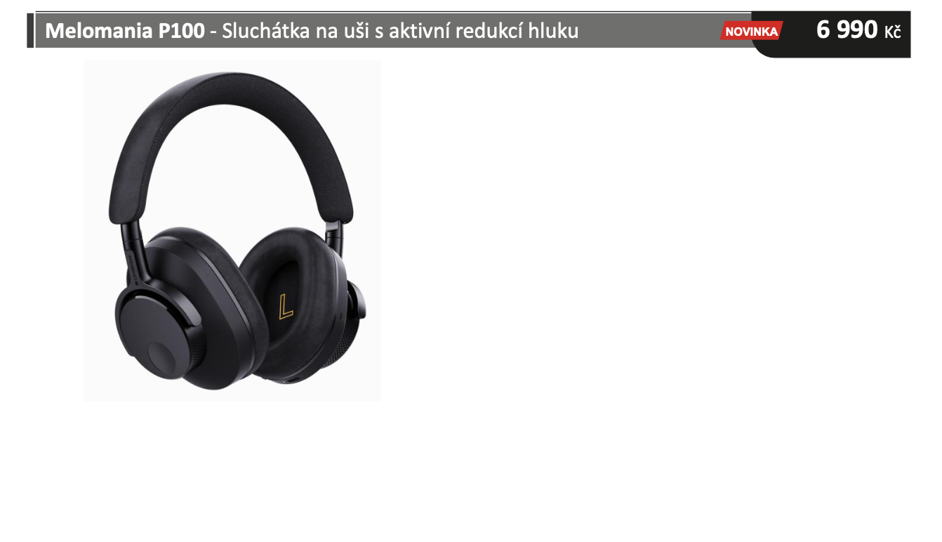 Cambridge Melomania P100 Sluchátka