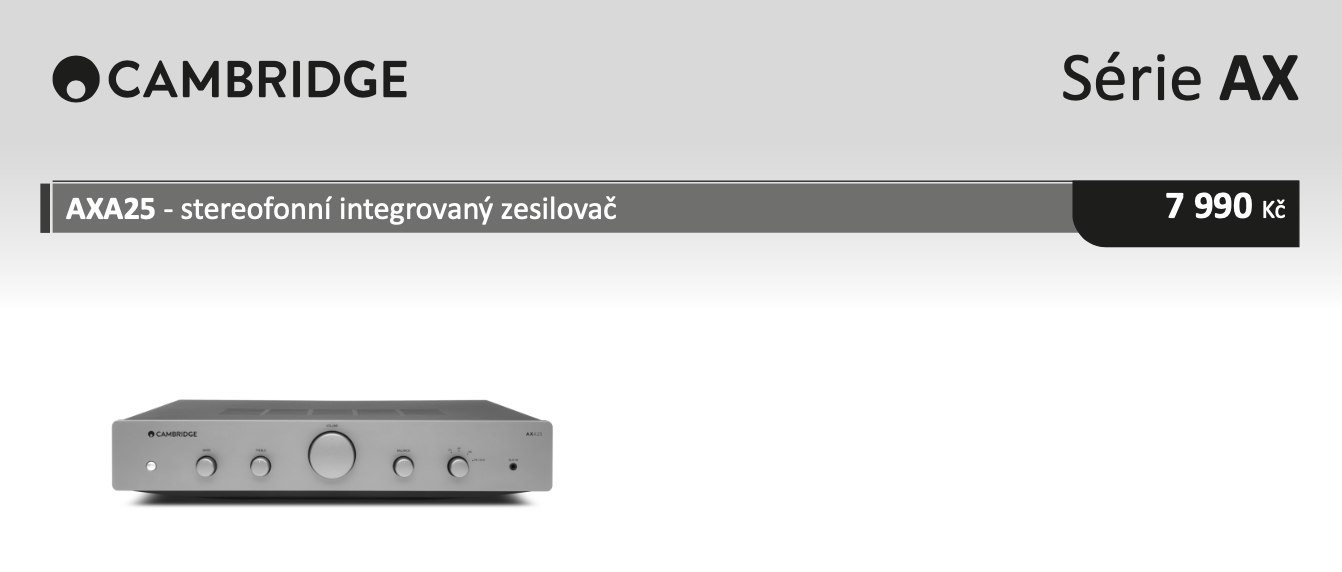 Cambridge AXA25 Stereofonní integrovaný zesilovač