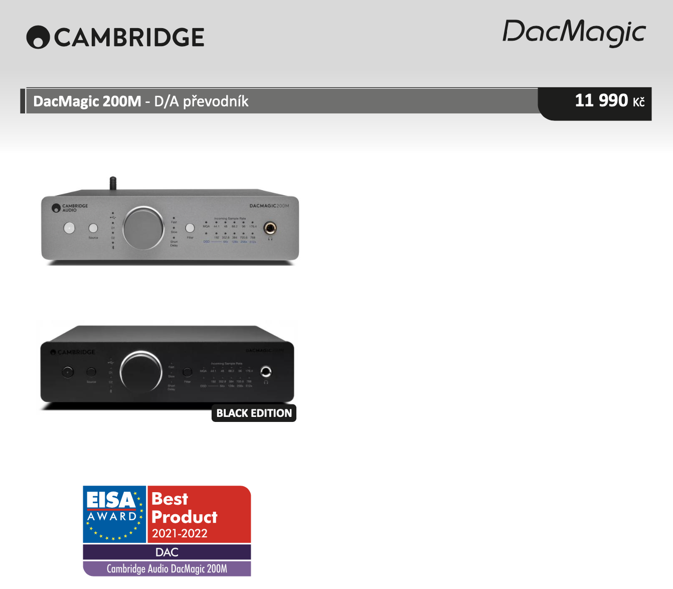 Cambridge DacMagic 200M D/A převodník