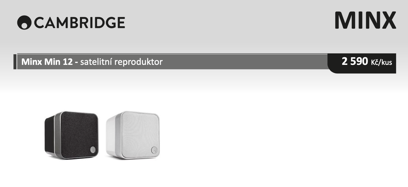 Cambridge Minx Min 12 Satelitní reproduktor