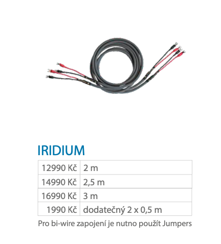 IRIDIUM kabely