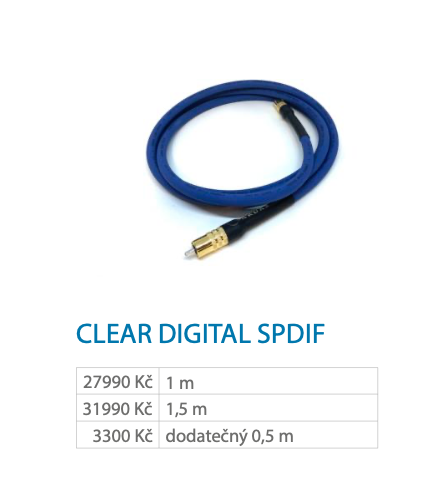 CLEAR DIGITAL SPDIF