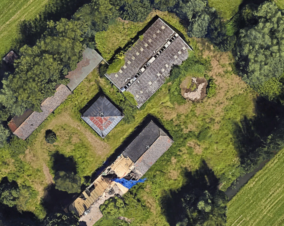 large abandoned farm zuid- holland