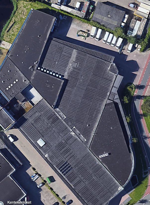 abandoned building of the lost paper-Noord-Holland