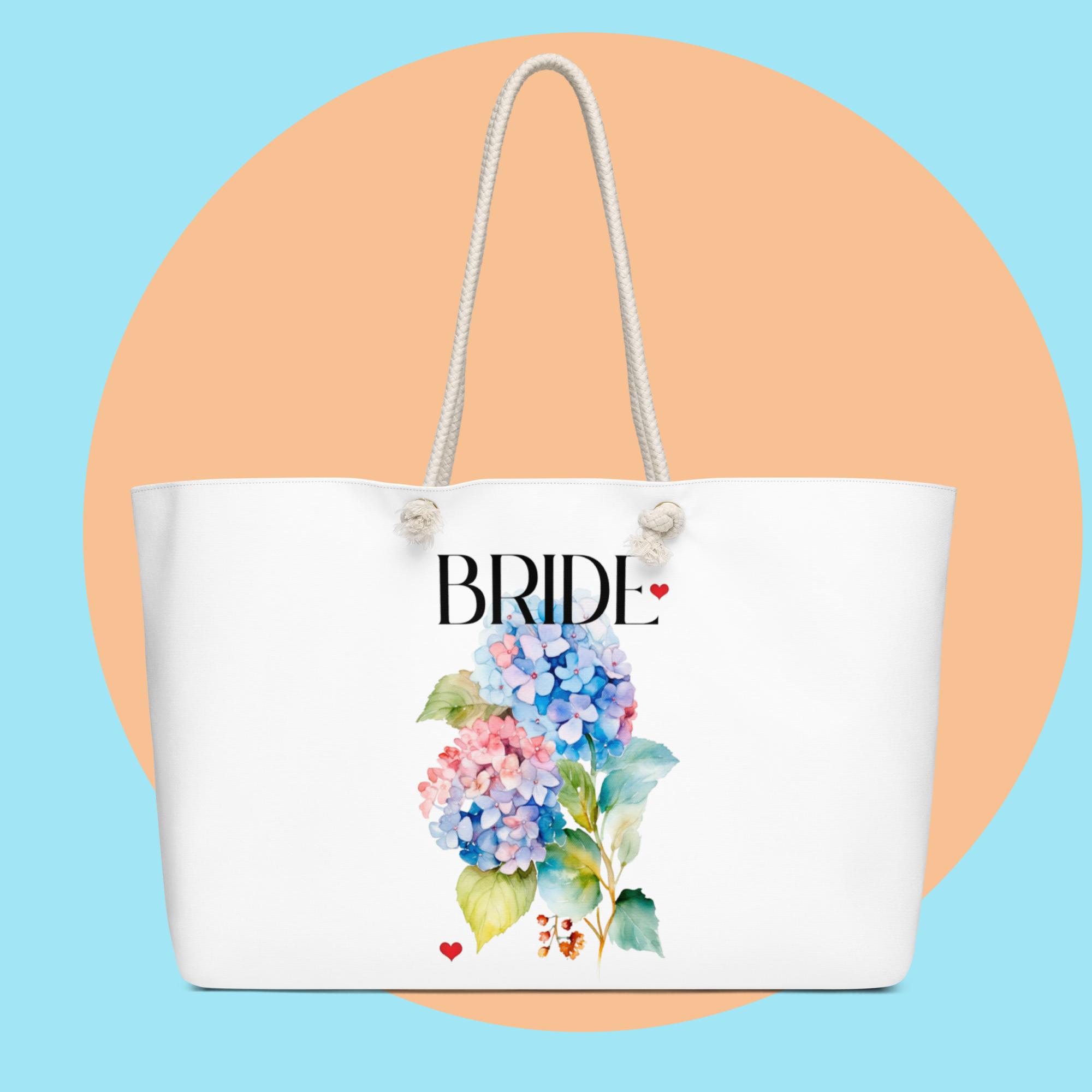 Hydrangea Love Weekend Tote