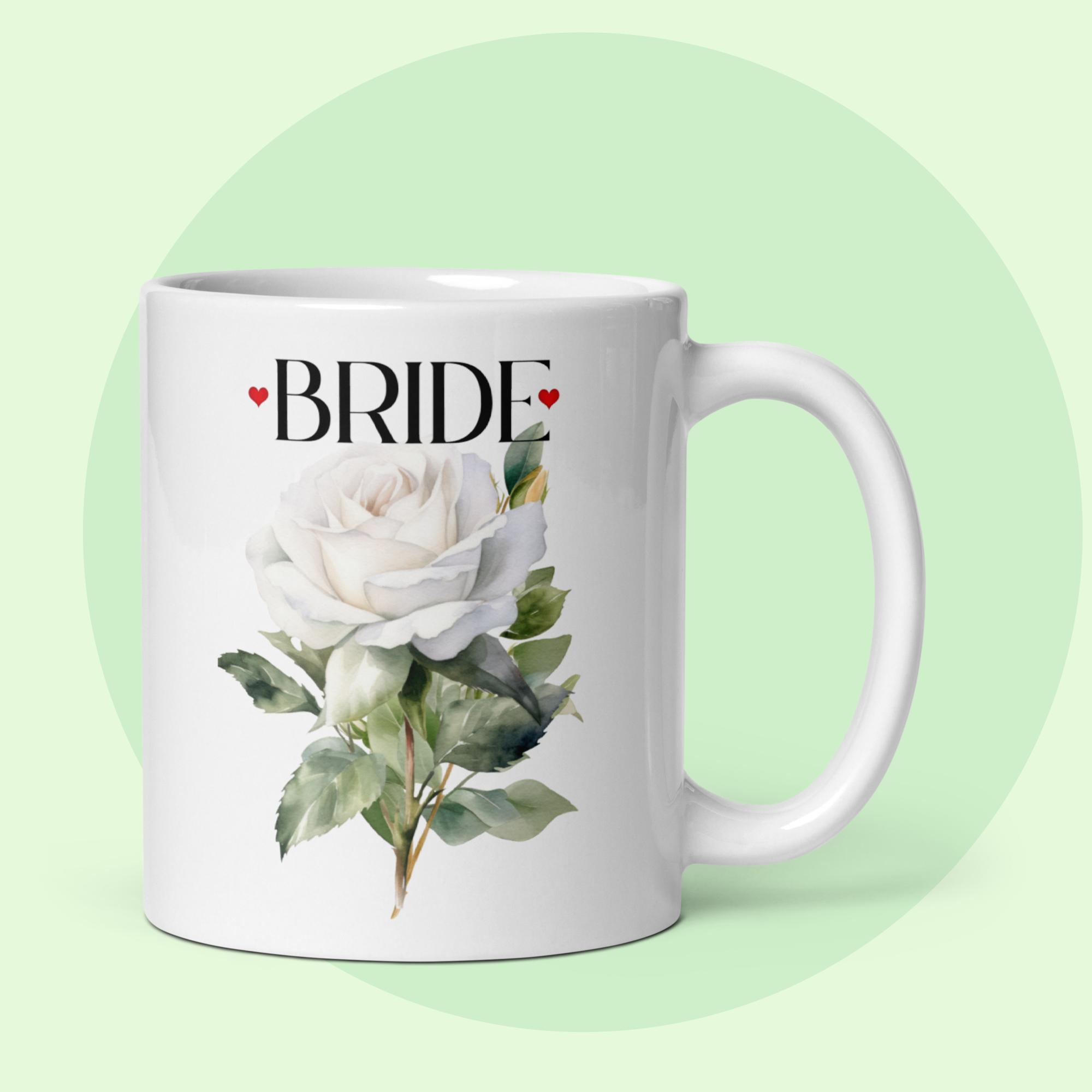 White Rose Love Mug