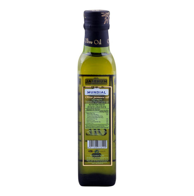 Mundial Olive Pomace Oil 250ml Bottle