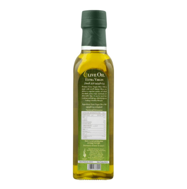 Hemani Olive Oil Extra Virgin, 250ml Bottle
