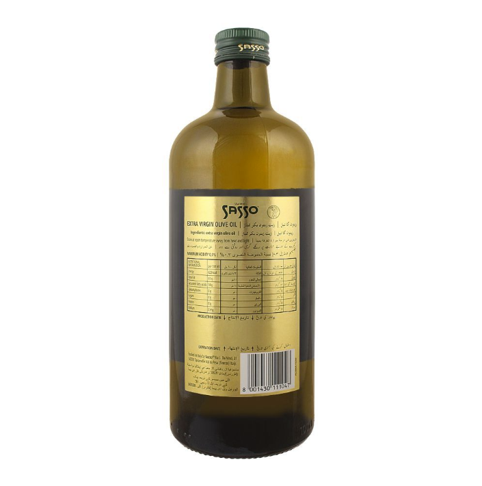Sasso Extra Virgin Olive Oil, Bottle, 1000ml