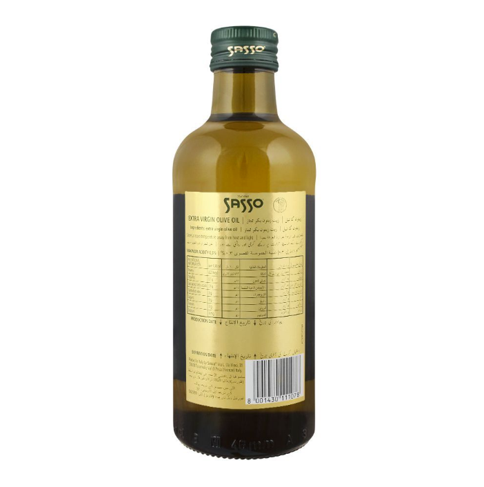 Sasso Extra Virgin Olive Oil, Bottle, 500ml