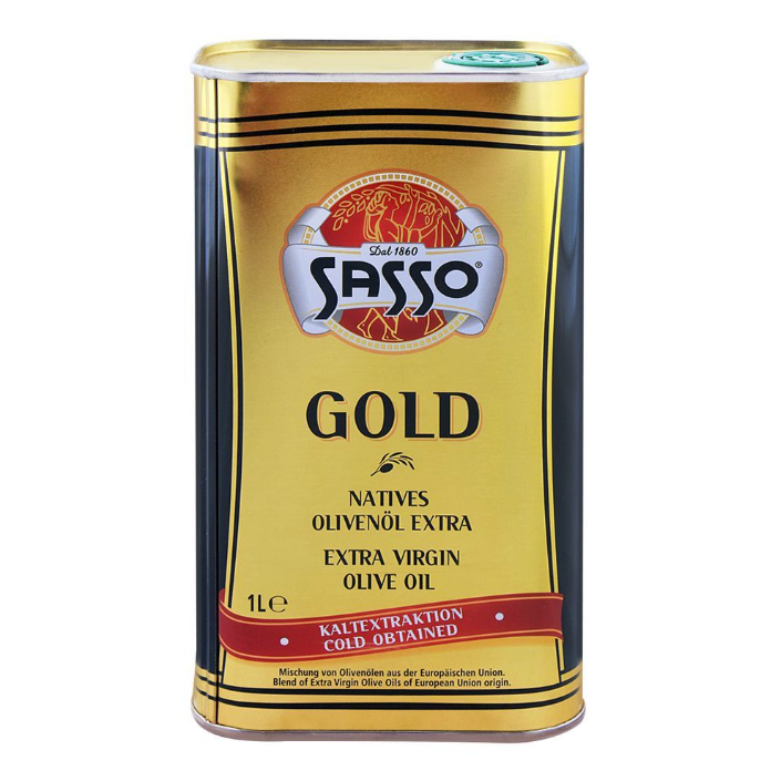 Sasso Extra Virgin Olive Oil Tin 1000ml