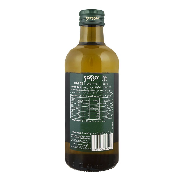 Sasso Olive Oil, Bottle, 500ml