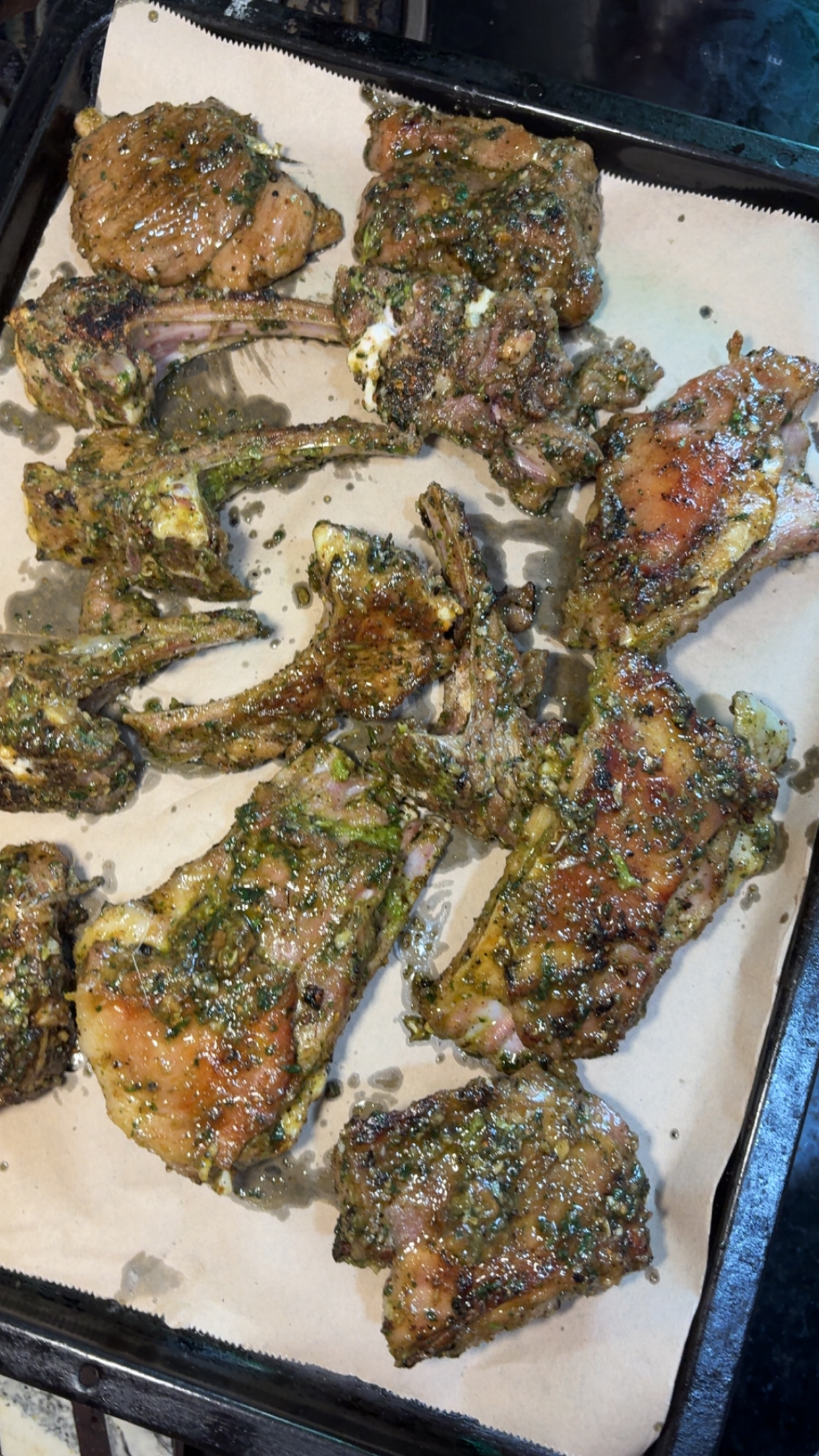 Herb Roasted Lamb Chops